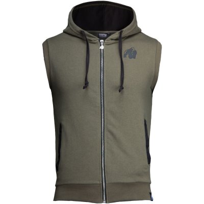 Springfield S/L Zipped Hoodie, army green